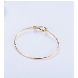 Buy cheap Gold Bangles Gold Value 18K Gold Diamond Bangle 0.15ct Open-Type Lock from wholesalers