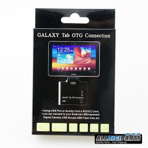 Buy cheap Portable 2in1 Samsung GALAXY TAB OTG Connection Kit With USB / Memory Card Port from wholesalers