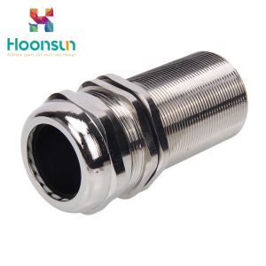 Buy cheap ROHS / CE Approval Brass Cable Gland Longer Thread Nickel Plated Material from wholesalers