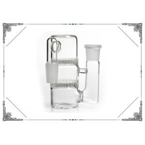Buy cheap Glass Bongs Ash Catcher 90 Degree Double Honey combs Percolators 4.7 Inches product