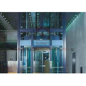 Buy cheap Square Electric Passenger Sightseeing Lift Comfortable 13 People 1300mm Car Width from wholesalers