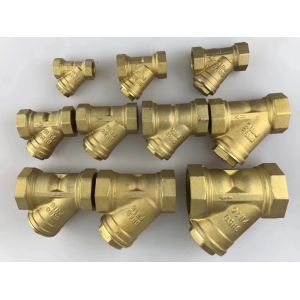 Buy cheap BSPT 200 WOG Brass Y Strainer Valve Medium Temperature BS6755 from wholesalers