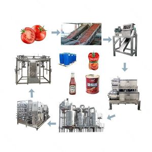 Buy cheap Automatic Tomato Processing Line Processing Capacity 5 Tons Per Hour Pasteurization Aseptic Cold Filling from wholesalers