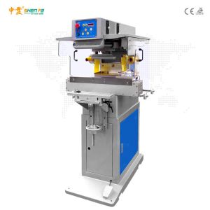 Buy cheap Horizontal Ink Cup Scraping Semi Automatic Pad Printing Machine from wholesalers
