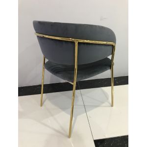 Buy cheap Soft Fabric Smooth 77.5cm Wrought Iron Dining Chair from wholesalers