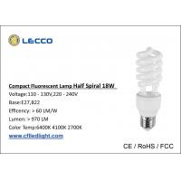 Buy cheap CFL Compact Fluorescent Lamps / Lightbulbs T3 18W 8000H Long Life Time product