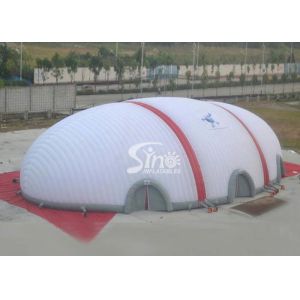 China 40x20 meters egg sports playground giant inflatable dome tent made of 1 class pvc coated nylon on sale