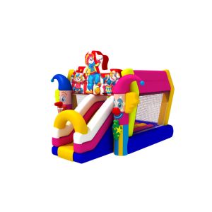 Buy cheap ODM Inflatable Bouncy House With Slide Clown Inflatable Combo from wholesalers