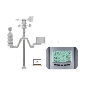 Large Screen Digital Weather Station With Outdoor Rain Sensor