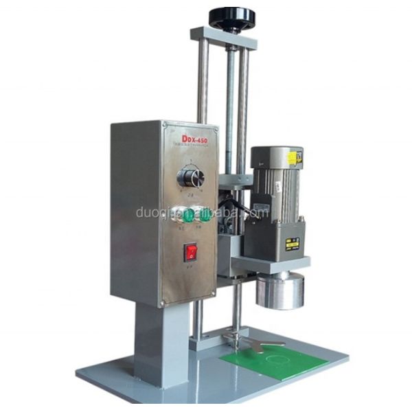 Buy cheap 110V DDX-450 Processing Line Manual Glass Crystal Water Perfume Shampoo Plastic Bottle Screw Capping Machine from wholesalers