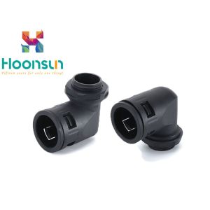 Buy cheap Black 90 Degree Fireproof Nylon Cable Gland Quick Dismounting from wholesalers