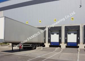 Buy cheap PVC Fabric Loading Dock Sectional Seal Lifting Industrial Garage Doors With Remote Operations product