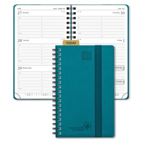 Buy cheap Wirebound Mini Weekly Planner Customized Pacific Blue Soft Cover from wholesalers