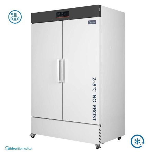 Quality MC-5L1006C 2-8 Degree Medical Refrigerator with Solid Door Forced Air Cooling Customized Request for sale