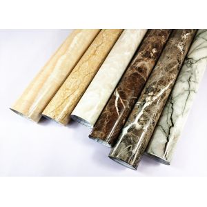 China Marble Patterned Peel And Stick Vinyl Wallpaper Environmental Friendly PVC on sale