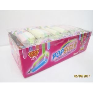 Buy cheap 14g Popsicle Fruity Soft Candy Marshmallow With Mini Rainbow Stick from wholesalers