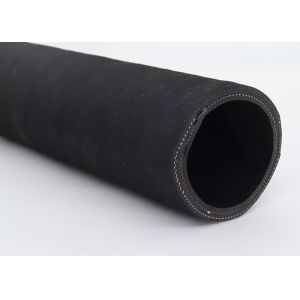 Dry Cement Rubber Suction Hose Delivery Hose With Helix Steel Wire Black Color