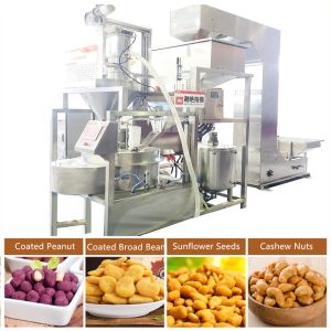 Buy cheap PLC Automatic Peanut Coating Machine Snack Food Coating Machine from wholesalers