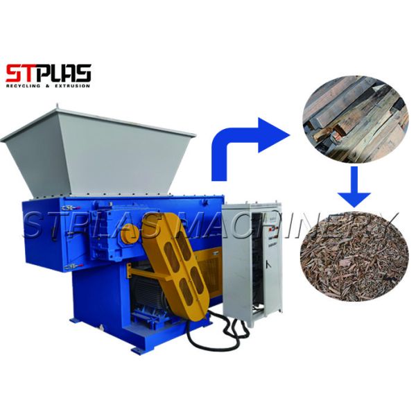 Quality Waste Plastic Bag Shredder Machine / Industrial Plastic Grinding Equipment for sale