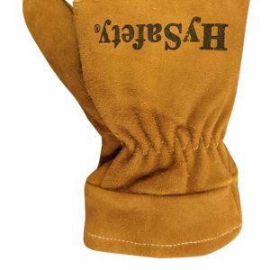 NPFA1977 Dexterity Gauntlet Firefighter Gloves , Leather Wildland Fire Gloves