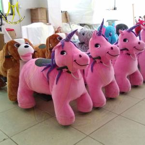 Buy cheap Hansel amusement indoor electronic kids plush animals scooter for sale from wholesalers
