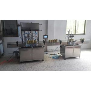 Liquid Bottle Filling Capping and Automatic Labeling Machine