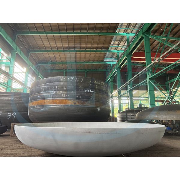 Buy cheap Stainless Steel 304L Torispherical Dish Head 4200mm Diameter 14mm Thickness from wholesalers
