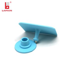 BASF 52*38mm Tpu Laser Printing QR Code Metal Tip Cattle Pig Sheep Ear Tag For