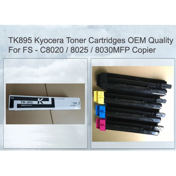 Quality Kyocera 1T02K00NL0 TK-895K Copier Toner Cartridge Black 12K Pages for sale