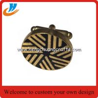 Buy cheap Custom fashional design stainless steel or brass cufflinks for men's T-shirt product