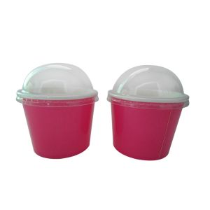 Custom Design Paper Cups For Ice Cream 8 Oz With PE Coating Single Use