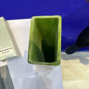 Buy cheap Easy To Install FRP Rectangular Tube With Reinforced Ribs For Time-Saving Solutions product