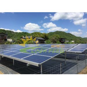 Roof Mounting Ballasted Solar Racking Systems Compatible With Lightning