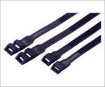 Buy cheap Nylon Double Locking Industrial Cable Ties Reusable Black Color Heat Resistant from wholesalers