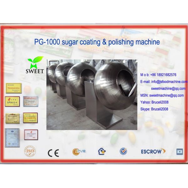 Buy cheap PG-1000 bubble gum coating & polishing machine from wholesalers