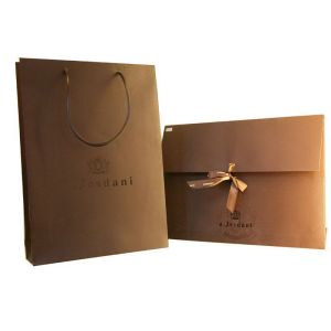 Buy cheap Paper Eco friendly Reusable Carrier Bags With Plastic Rope Handle from wholesalers