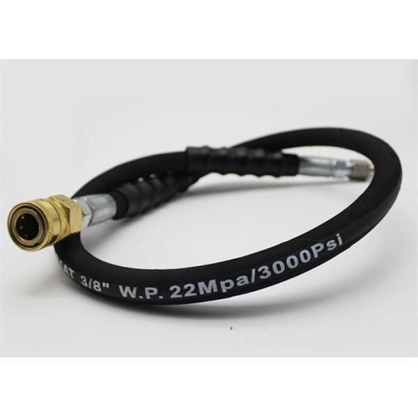 Buy cheap Smooth Cover 5800 Psi 8mm Flexible Jet Wash Hose from wholesalers