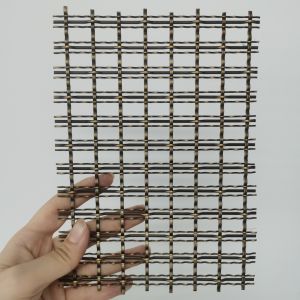 Buy cheap Corrosion Resistant Bronze Stainless Steel Woven Wire Mesh For Cabinetry from wholesalers