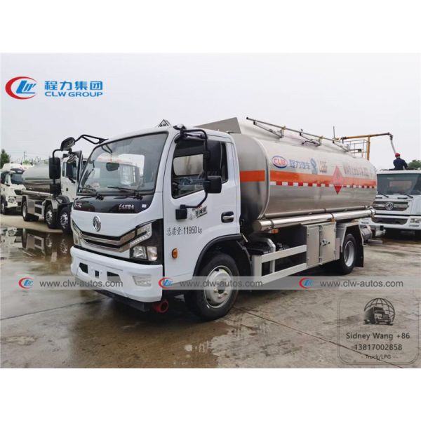 Quality 10000L 8T Dongfeng Duolicar 4x2 Fuel Transport Trucks for sale