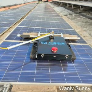 Improved Solar Panel Maintenance Robot Cold Wash or Dry Cleaning for Optimal