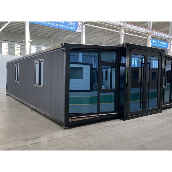 Quality Double Wing Container House with Balcony and Steel Structure The Ultimate Construction Site Accommodation Solution for sale