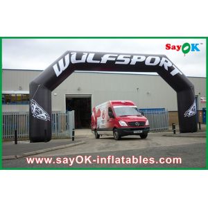 Buy cheap Balloon Arch Frame Advertising Custom Inflatable Arch 600D Oxford PVC Event Inflatable Gate For Finish Line from wholesalers