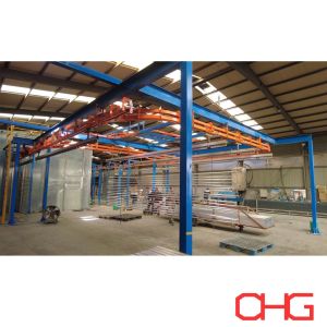 China PLC Controlled Powder Coating Line for Customized Aluminum Profiles with Advanced Technology and Custom Design Options on sale
