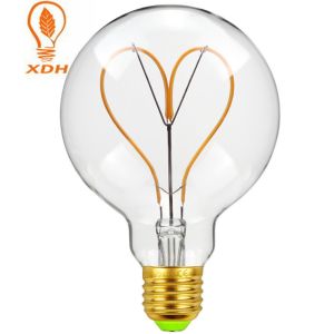 Buy cheap G95 Globe LED Filament Bulb Edison Amber Light Bulbs 230V from wholesalers