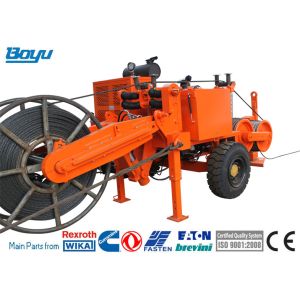 Buy cheap 77kw 103hp Transmission Line Stringing Equipment Hydraulic Puller Cummins Engine from wholesalers
