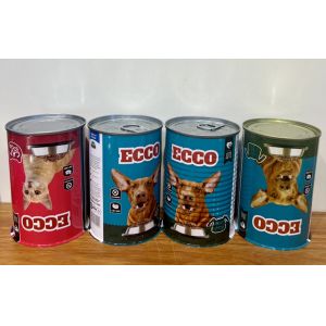 Buy cheap Customizable Metal Tinplate Food Tin Can In Shapes Round Rectangular For Pet Canned Package Printing from wholesalers