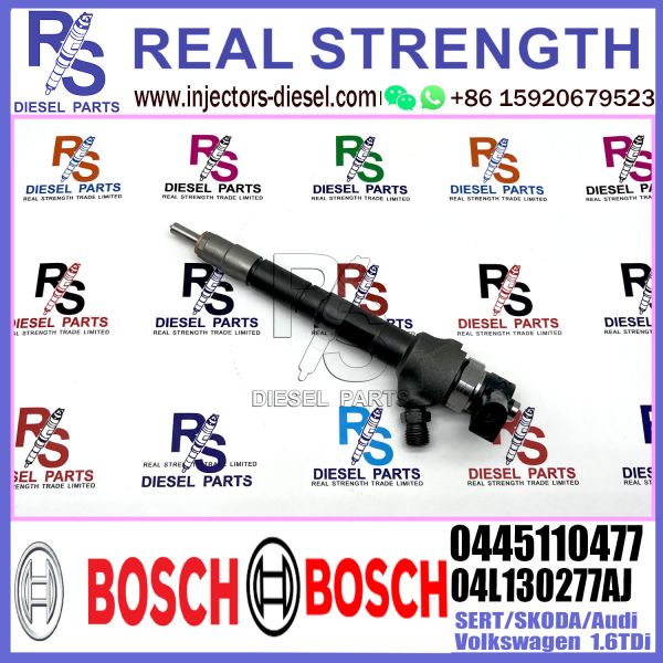 Quality Common Fuel Diesel Injector 0445110476 0445110477 04L130277AJ 04L130277G for SERT/SKODA/Audi/Volkswagen 1.6TDI Engine for sale