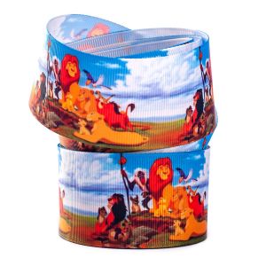 Hot Sale Custom Sizes Brand Logo Artwork Transfer Printed Satin Grosgrain