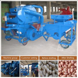 Buy cheap Carbon Steel Peanut Shelling Machine Electric Groundnut Shell Removing Machine from wholesalers