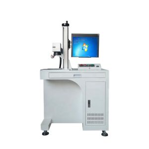 Buy cheap color fiber laser marking machine price /fiber laser engraver/laser marker on metal from wholesalers